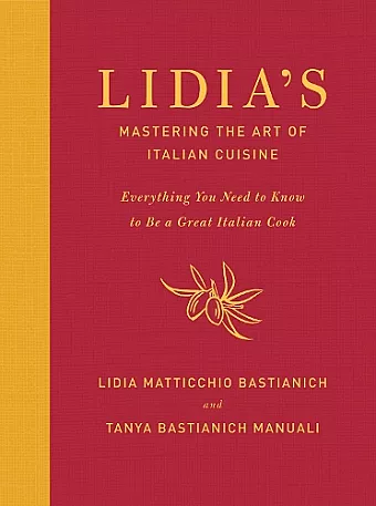 Lidia's Mastering the Art of Italian Cuisine cover