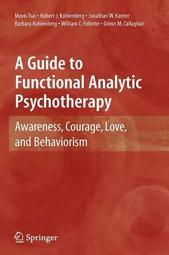 A Guide to Functional Analytic Psychotherapy cover