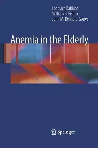 Anemia in the Elderly cover