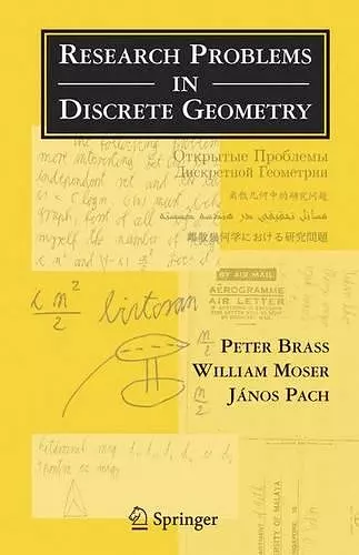 Research Problems in Discrete Geometry cover