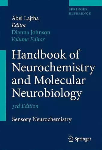 Handbook of Neurochemistry and Molecular Neurobiology cover