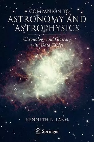 A Companion to Astronomy and Astrophysics cover