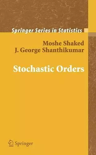 Stochastic Orders cover