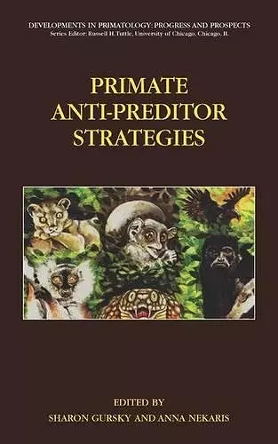 Primate Anti-Predator Strategies cover