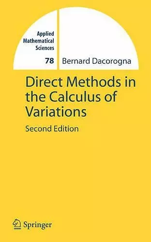 Direct Methods in the Calculus of Variations cover