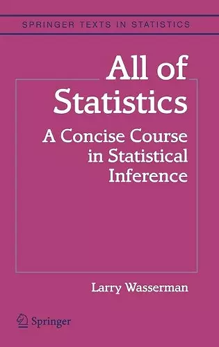 All of Statistics cover