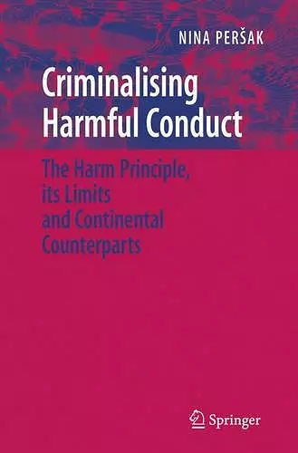 Criminalising Harmful Conduct cover