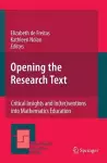 Opening the Research Text cover