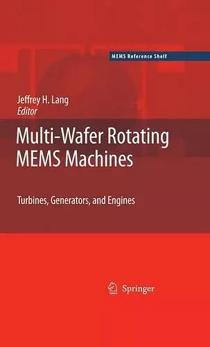 Multi-Wafer Rotating MEMS Machines cover