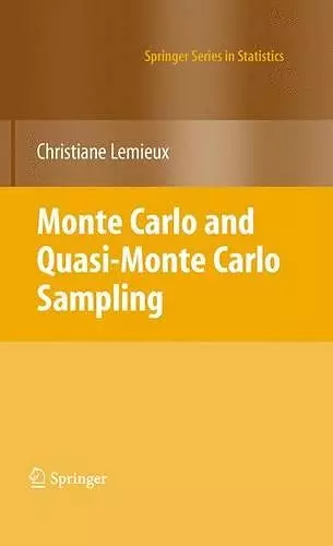 Monte Carlo and Quasi-Monte Carlo Sampling cover