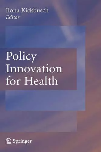 Policy Innovation for Health cover