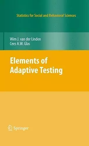 Elements of Adaptive Testing cover