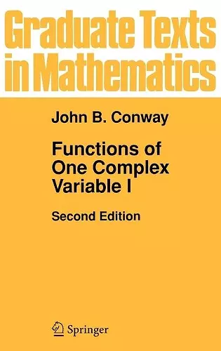 Functions of One Complex Variable I cover