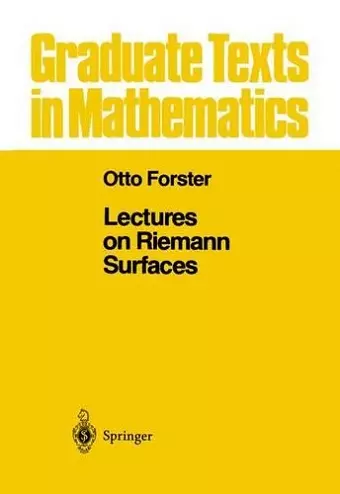 Lectures on Riemann Surfaces cover