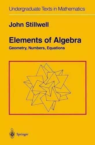 Elements of Algebra cover