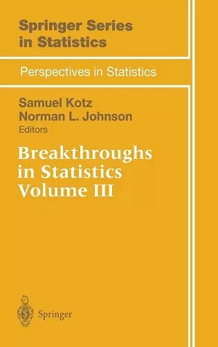 Breakthroughs in Statistics cover