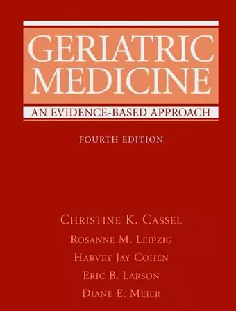 Geriatric Medicine cover