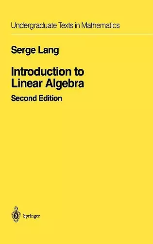 Introduction to Linear Algebra cover