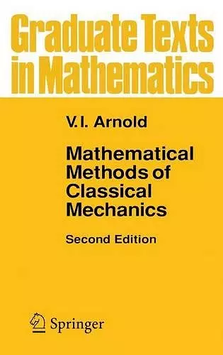 Mathematical Methods of Classical Mechanics cover