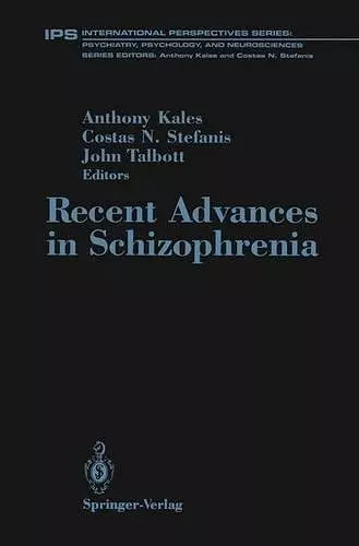 Recent Advances in Schizophrenia cover