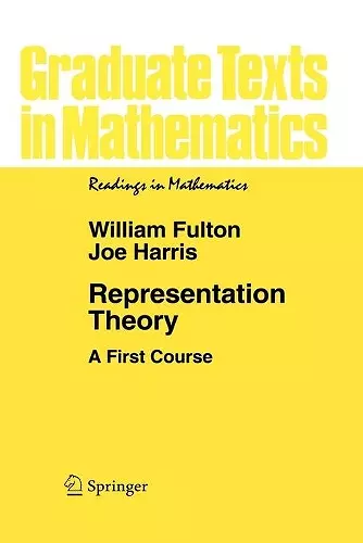 Representation Theory cover