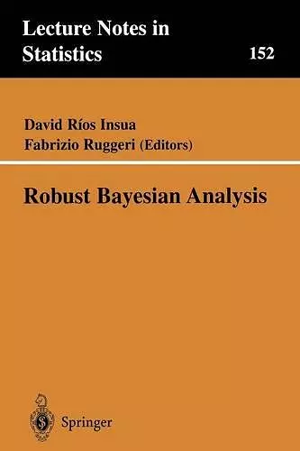 Robust Bayesian Analysis cover