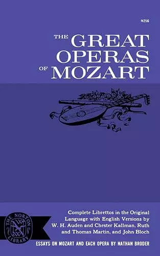 The Great Operas of Mozart cover