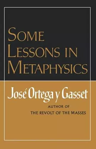 Some Lessons in Metaphysics cover