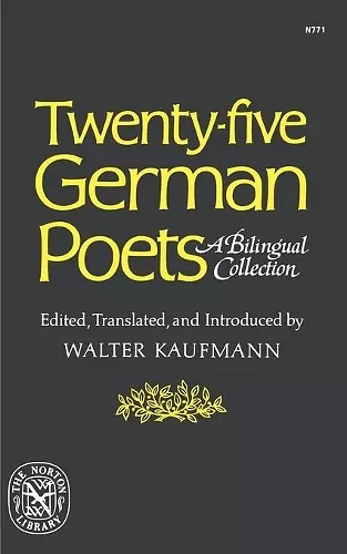 Twenty-Five German Poets cover