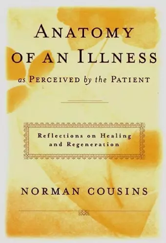 Anatomy of an Illness cover