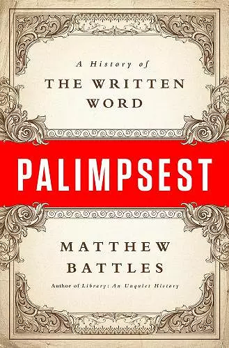 Palimpsest cover