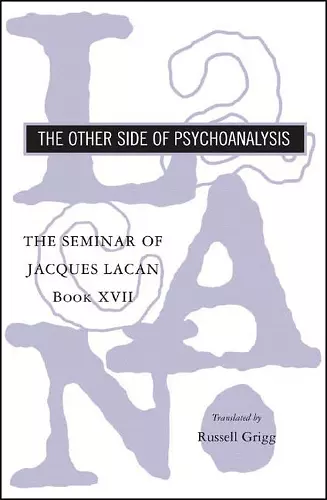 The Seminar of Jacques Lacan cover