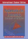 Mathematics for Economists cover