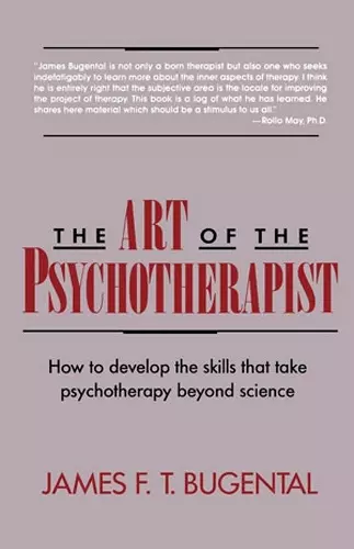 The Art of the Psychotherapist cover