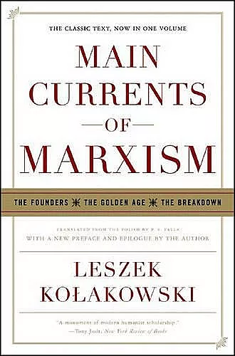 Main Currents of Marxism cover