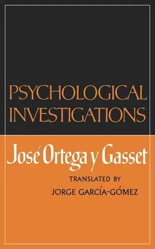 Psychological Investigations cover