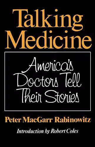 Talking Medicine cover