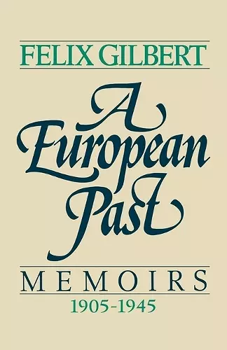 A European Past cover