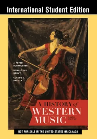 A History of Western Music cover