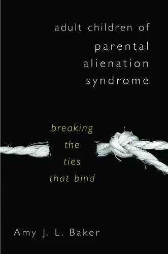 Adult Children of Parental Alienation Syndrome cover