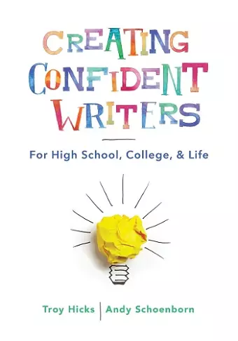 Creating Confident Writers cover