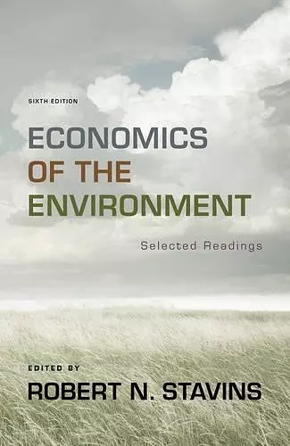 Economics of the Environment cover