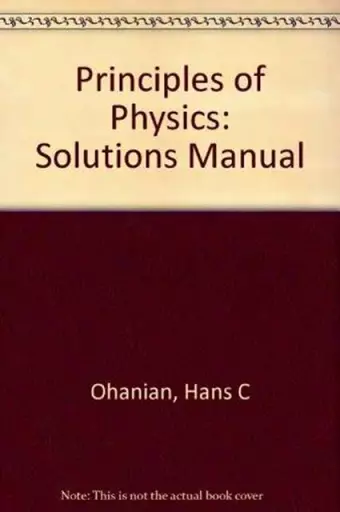 Solutions Manual cover