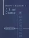 SHORT COURSE IN GRAM-ANS/EXER cover