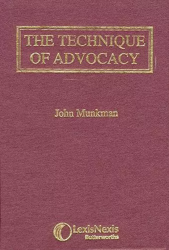 Munkman: The Technique of Advocacy cover