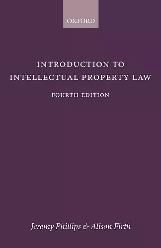 Introduction to Intellectual Property Law cover