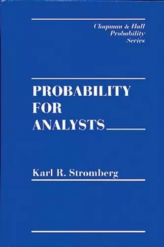 Probability For Analysts cover