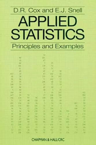 Applied Statistics - Principles and Examples cover