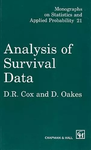 Analysis of Survival Data cover