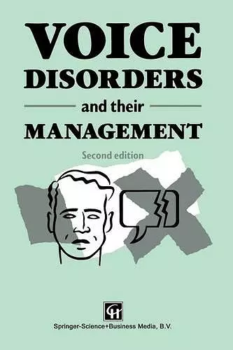 Voice Disorders and their Management cover